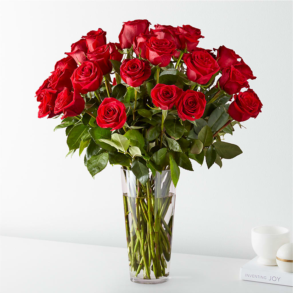 Long Stem Red Rose Bouquet – Maison Blooms, Wesley Chapel FL