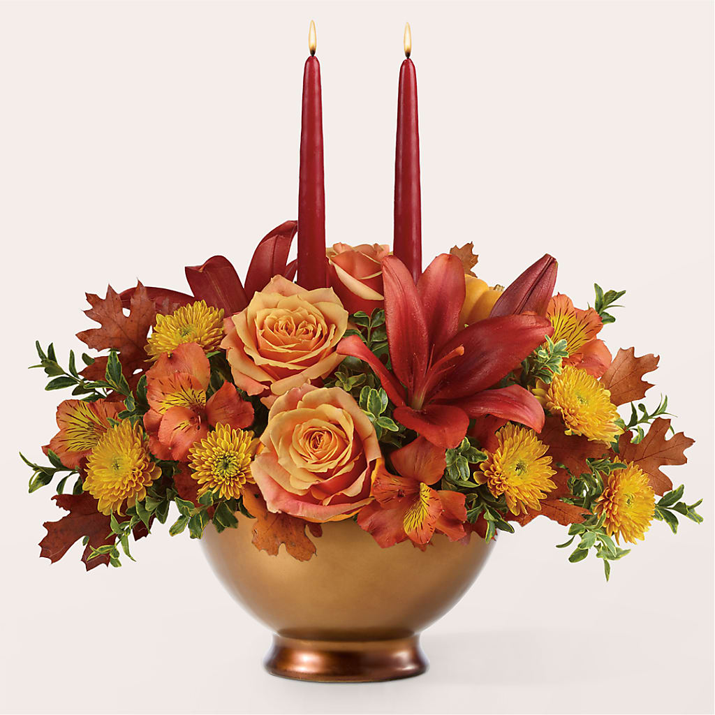 Harvest Table Centerpiece – Maison Blooms, Wesley Chapel FL