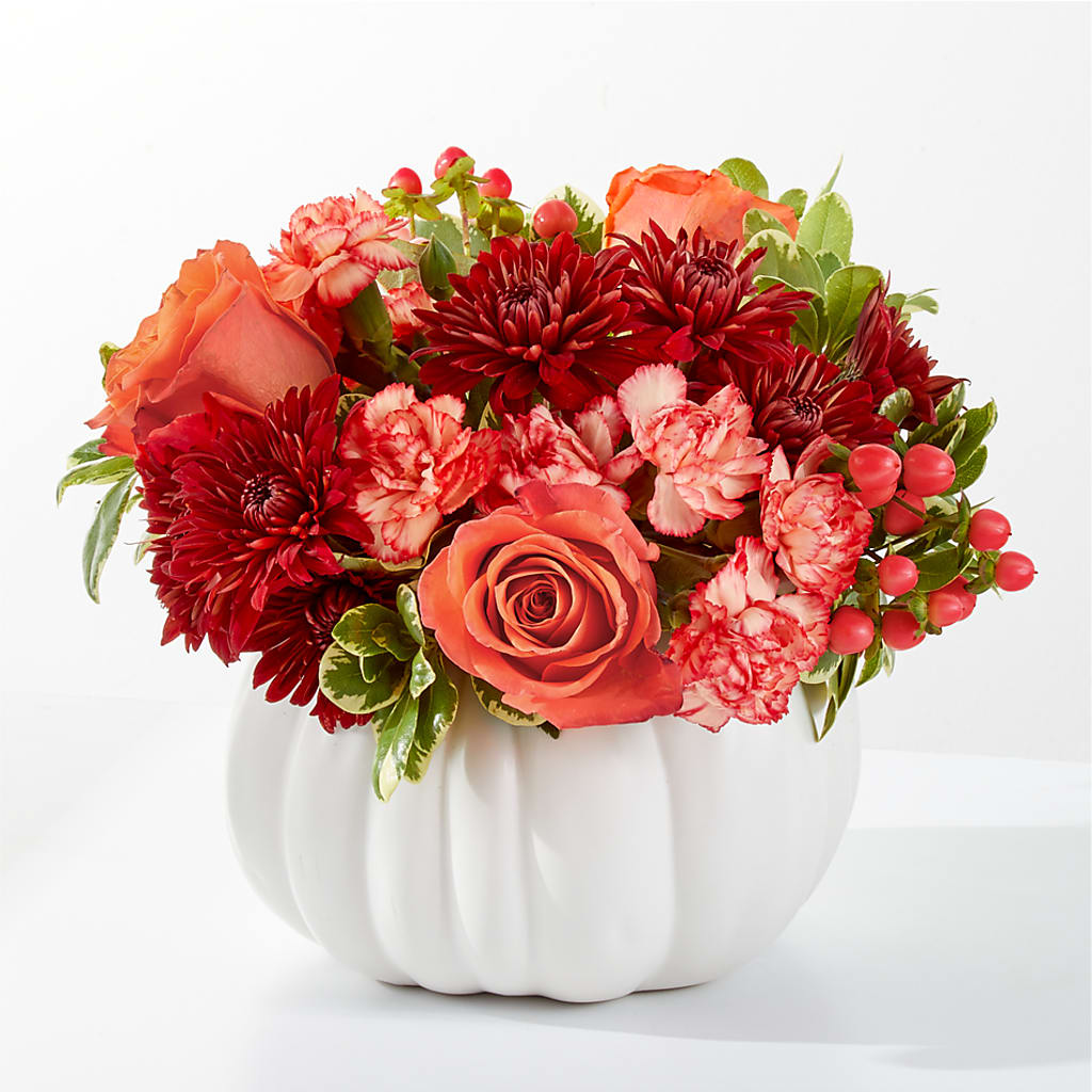 Autumn Air Pumpkin Bouquet – Maison Blooms, Wesley Chapel FL