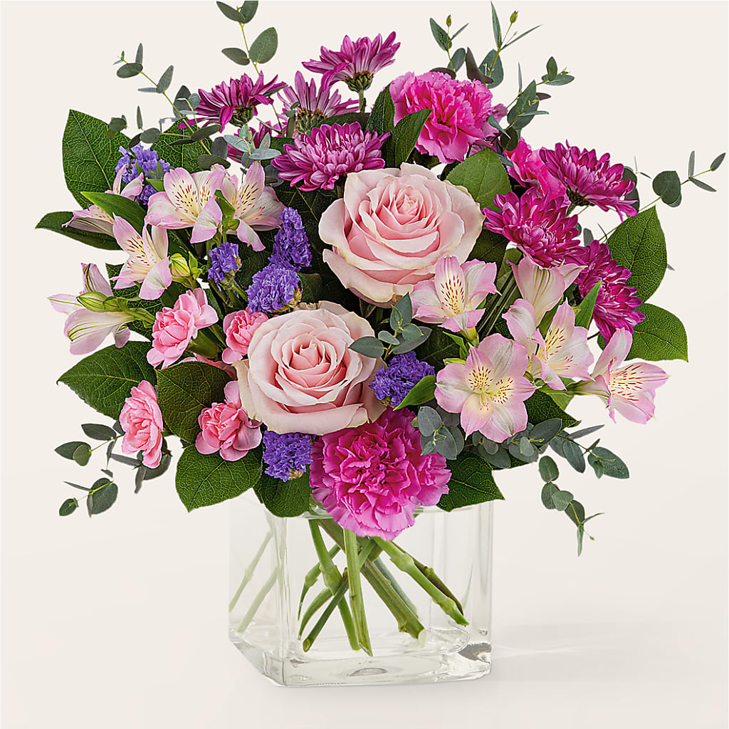 Rosy Radiance Bouquet – Maison Blooms, Wesley Chapel FL