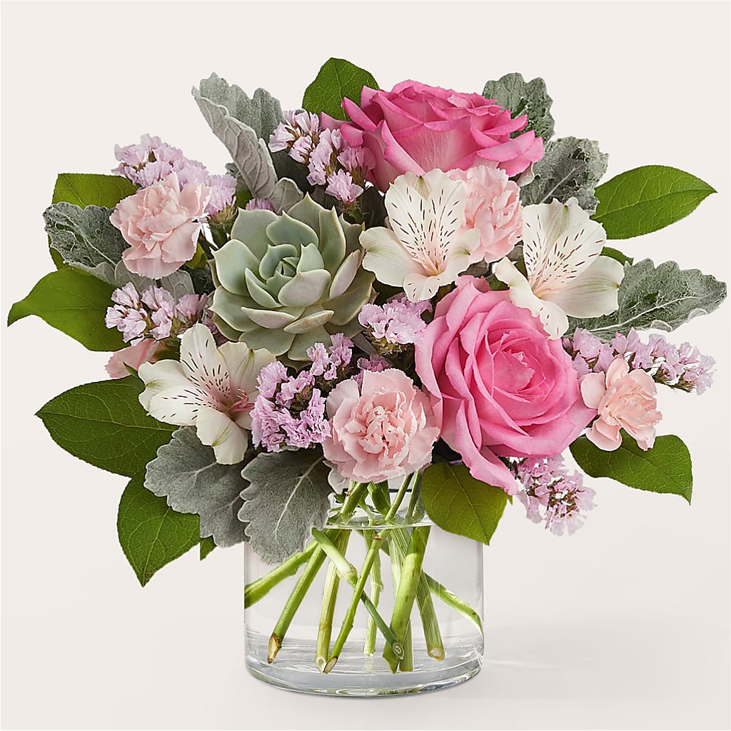 Dusty Rose Bouquet – Maison Blooms, Wesley Chapel FL