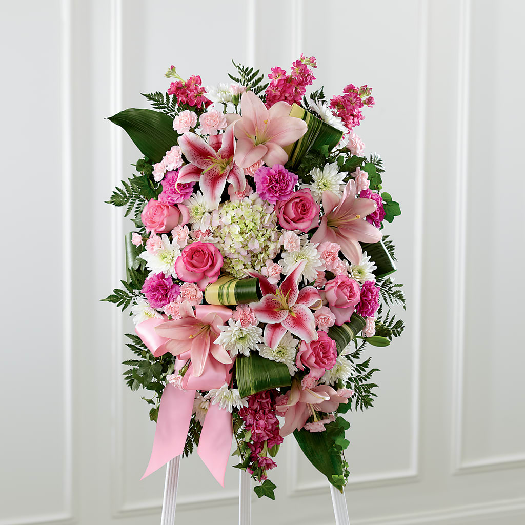 Comforting Standing Spray – Maison Blooms, Wesley Chapel FL