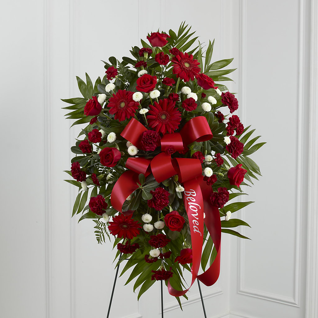 Treasured Memories Standing Spray – Maison Blooms, Wesley Chapel FL