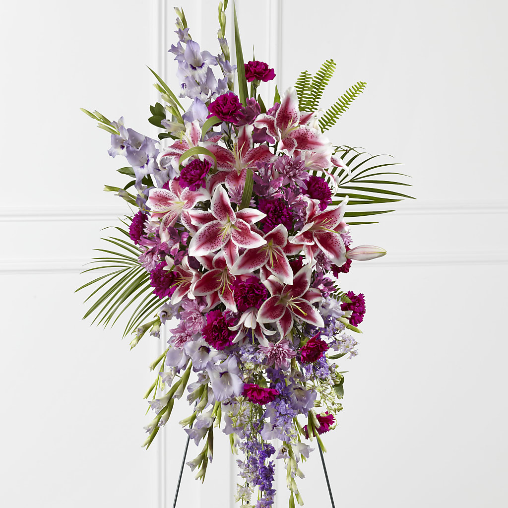 Tender Touch Standing Spray – Maison Blooms, Wesley Chapel FL