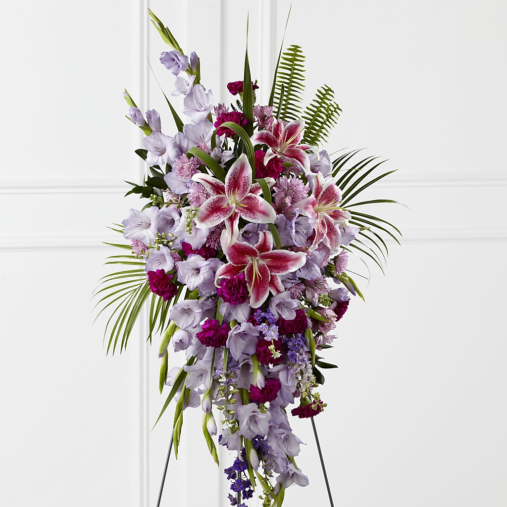 Tender Touch Standing Spray – Maison Blooms, Wesley Chapel FL