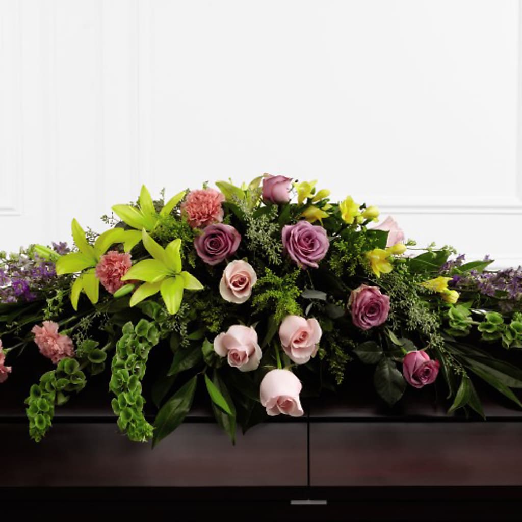 Forever Beloved Casket Spray – Maison Blooms, Wesley Chapel FL