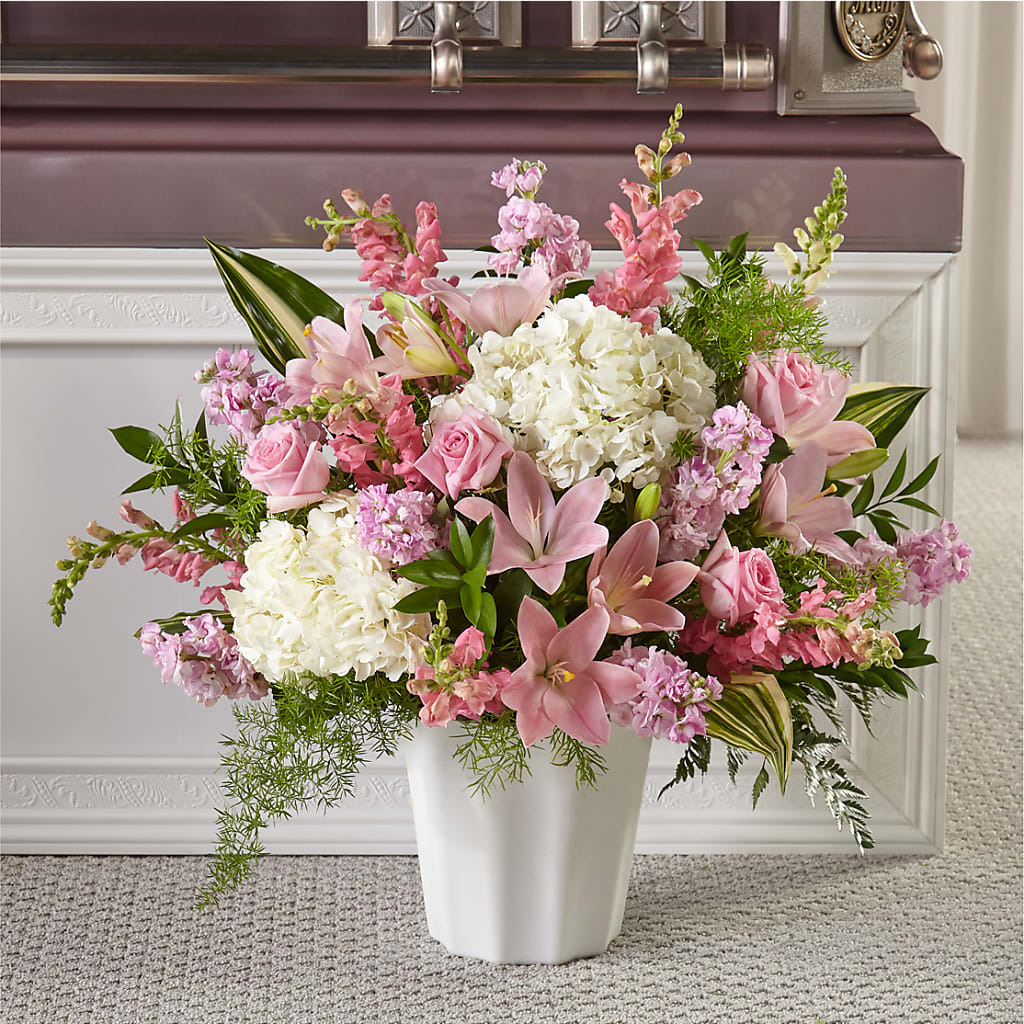 Simply Serene Floor Basket – Maison Blooms, Wesley Chapel FL