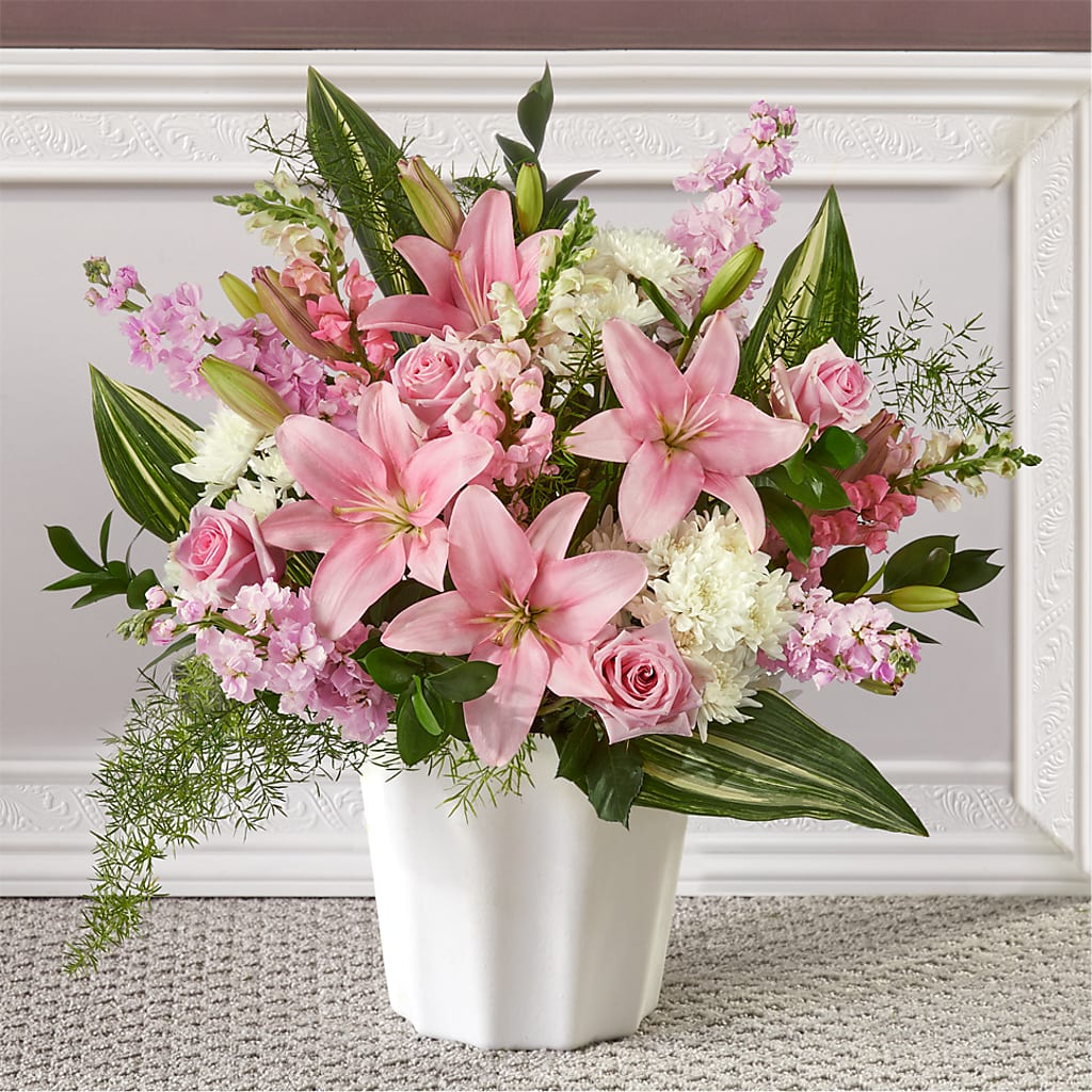 Simply Serene Floor Basket – Maison Blooms, Wesley Chapel FL
