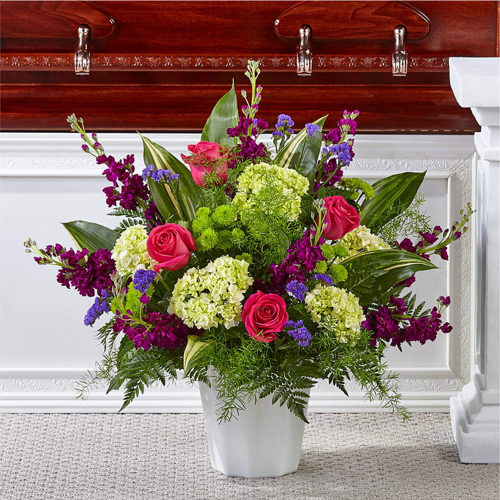 Beautiful Horizons Floor Basket – Maison Blooms, Wesley Chapel FL