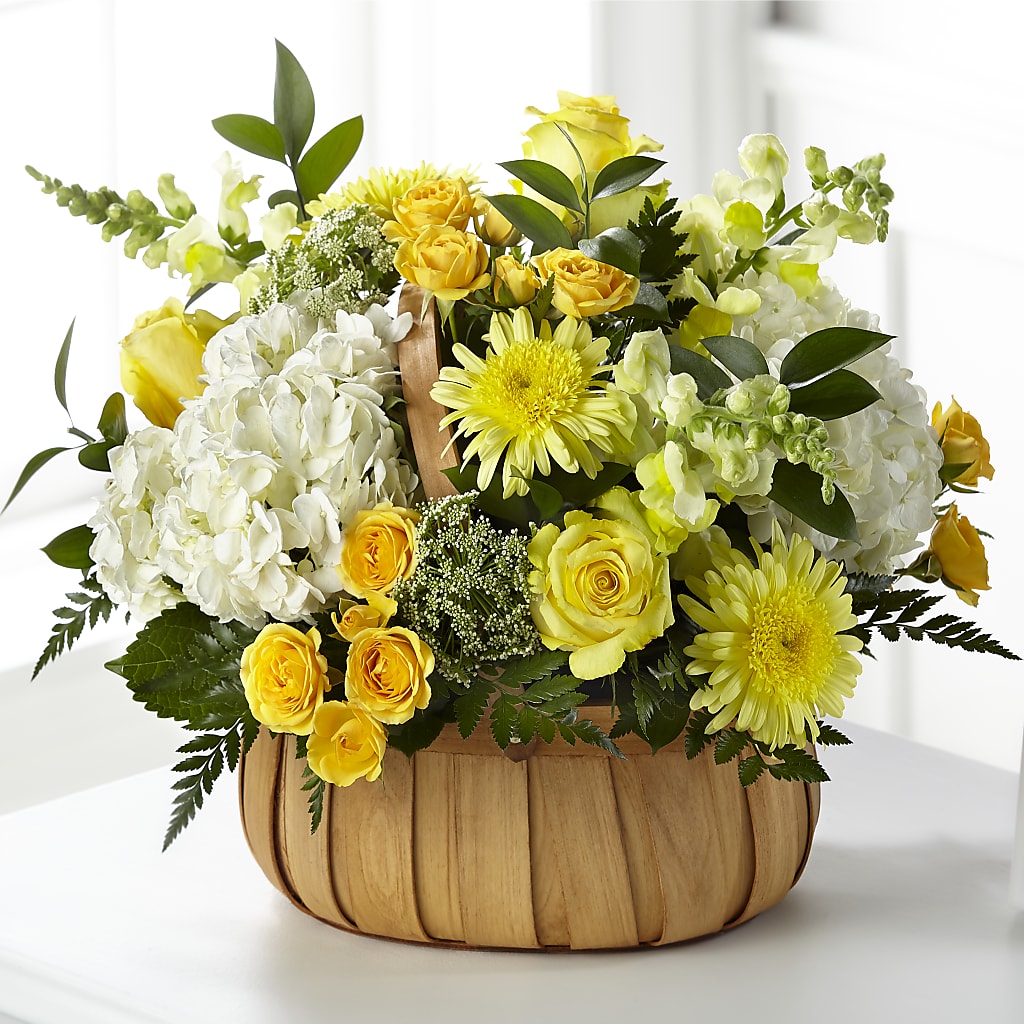 Rustic Remembrance Basket – Maison Blooms, Wesley Chapel FL