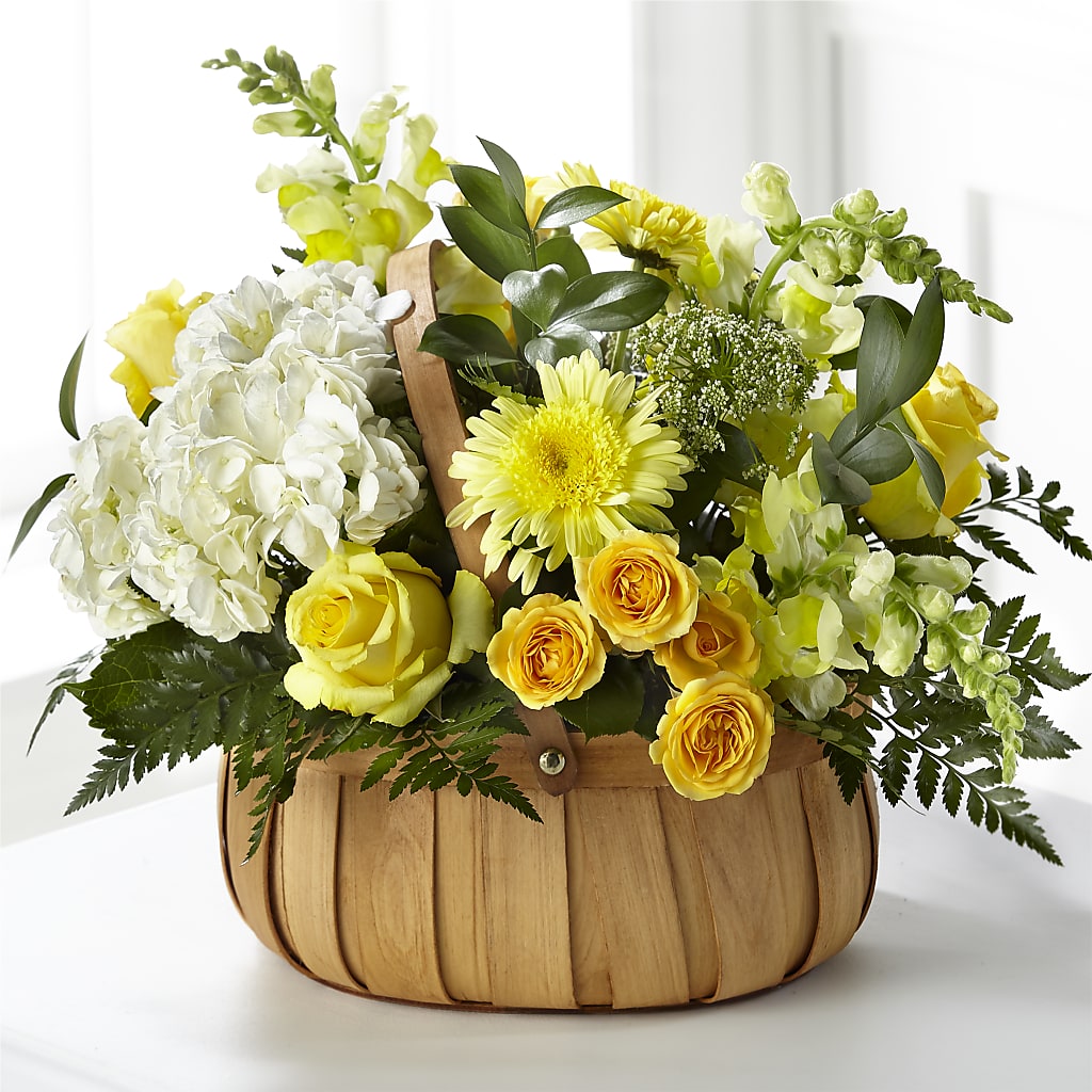 Rustic Remembrance Basket – Maison Blooms, Wesley Chapel FL