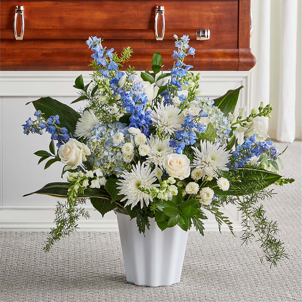 Everlasting Memories Floor Basket – Maison Blooms, Wesley Chapel FL