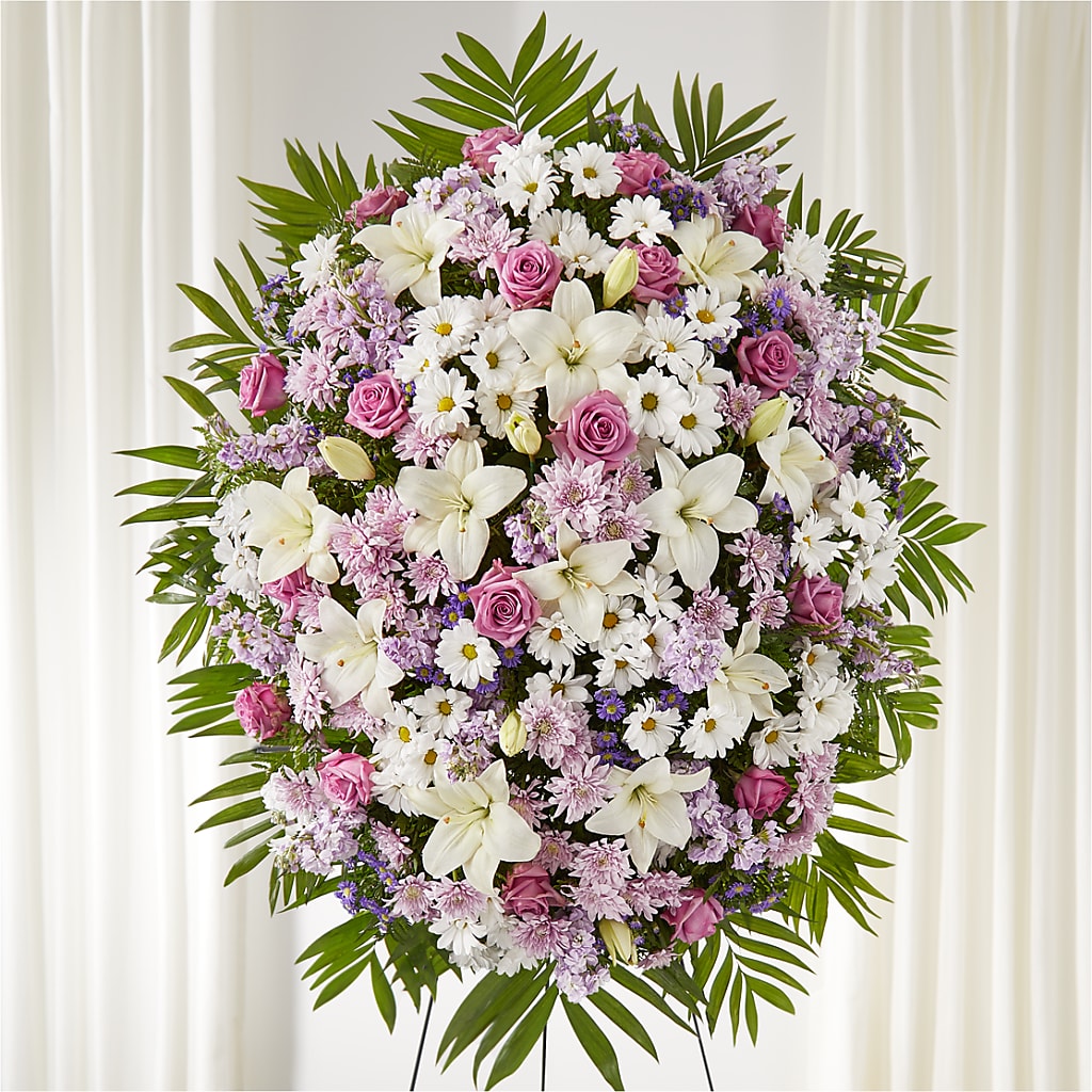 Surrounded by Love Standing Spray – Maison Blooms, Wesley Chapel FL