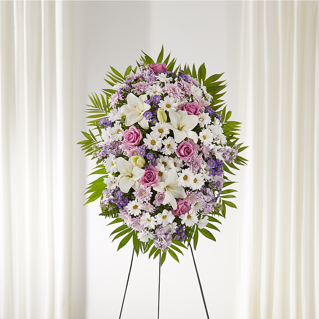 Surrounded by Love Standing Spray – Maison Blooms, Wesley Chapel FL