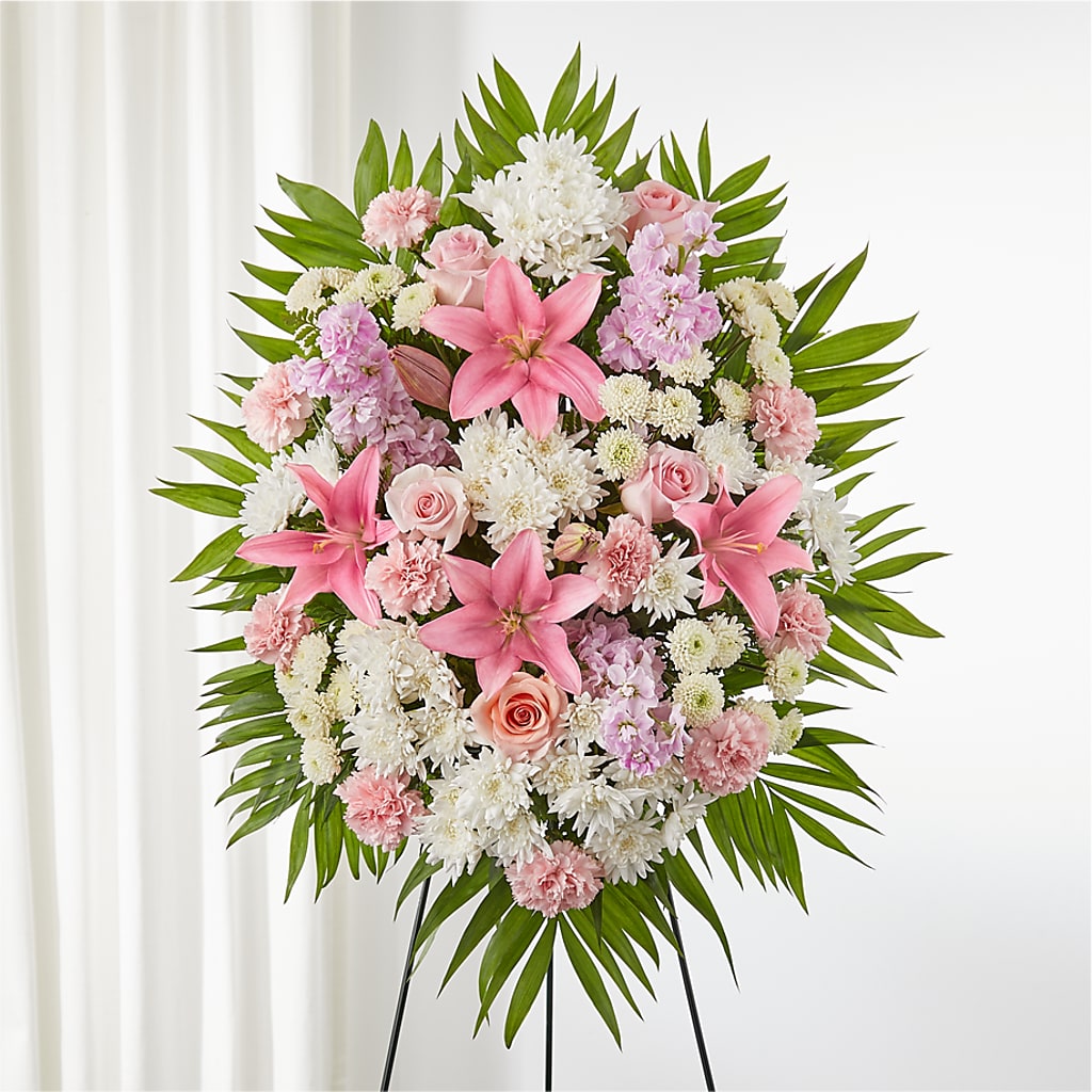 Offering Solace Standing Spray – Maison Blooms, Wesley Chapel FL