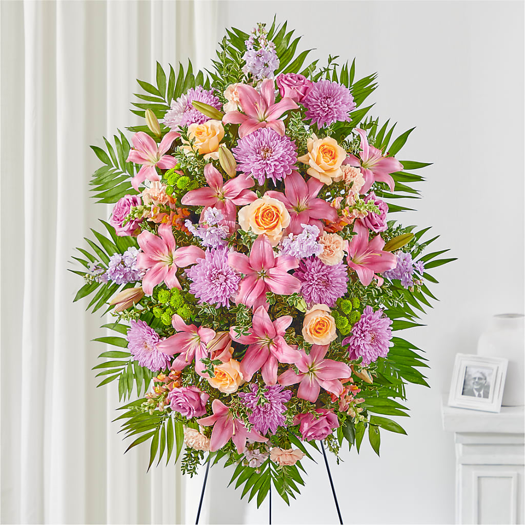 Love & Light Standing Spray – Maison Blooms, Wesley Chapel FL