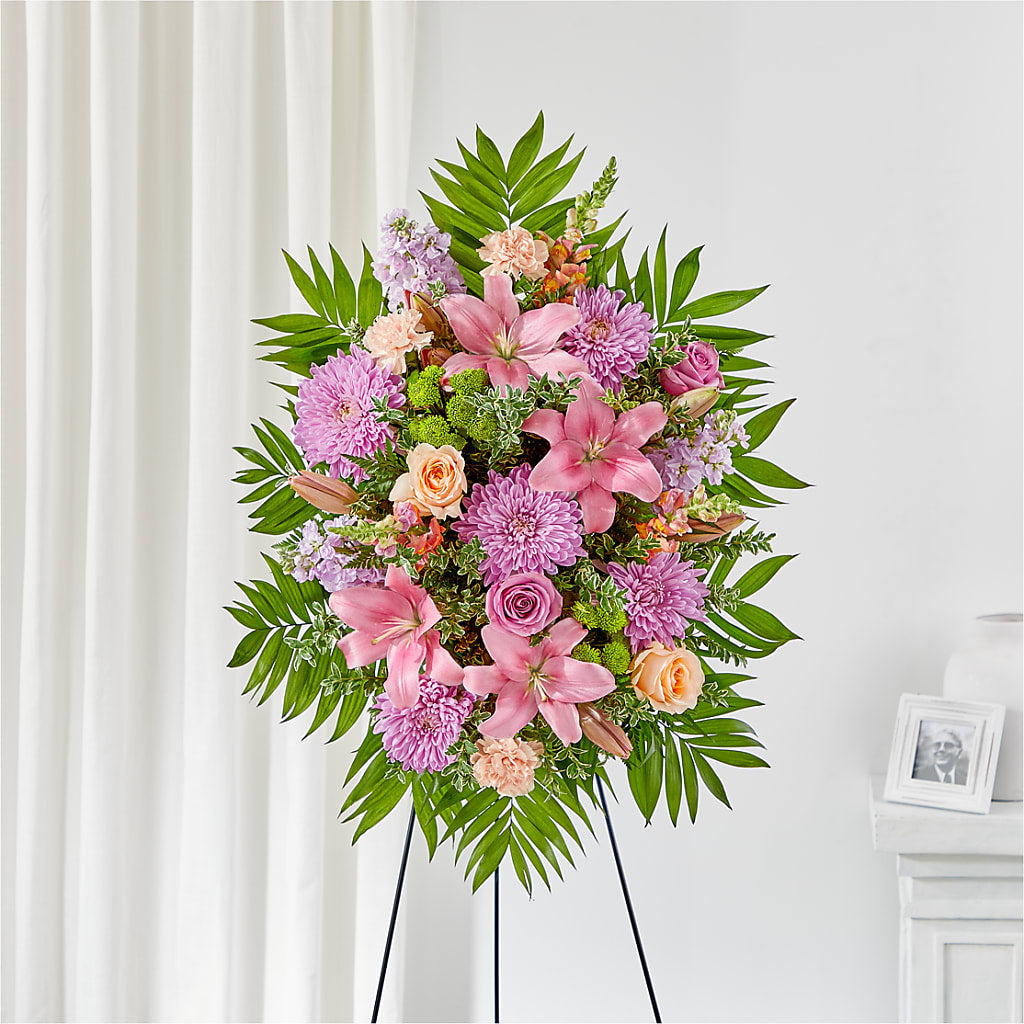Love & Light Standing Spray – Maison Blooms, Wesley Chapel FL