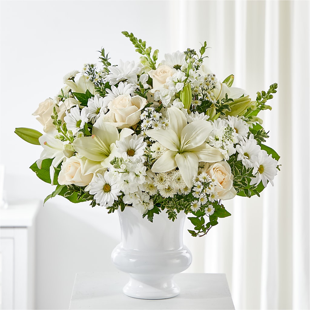 Uplifting Urn Arrangement – Maison Blooms, Wesley Chapel FL
