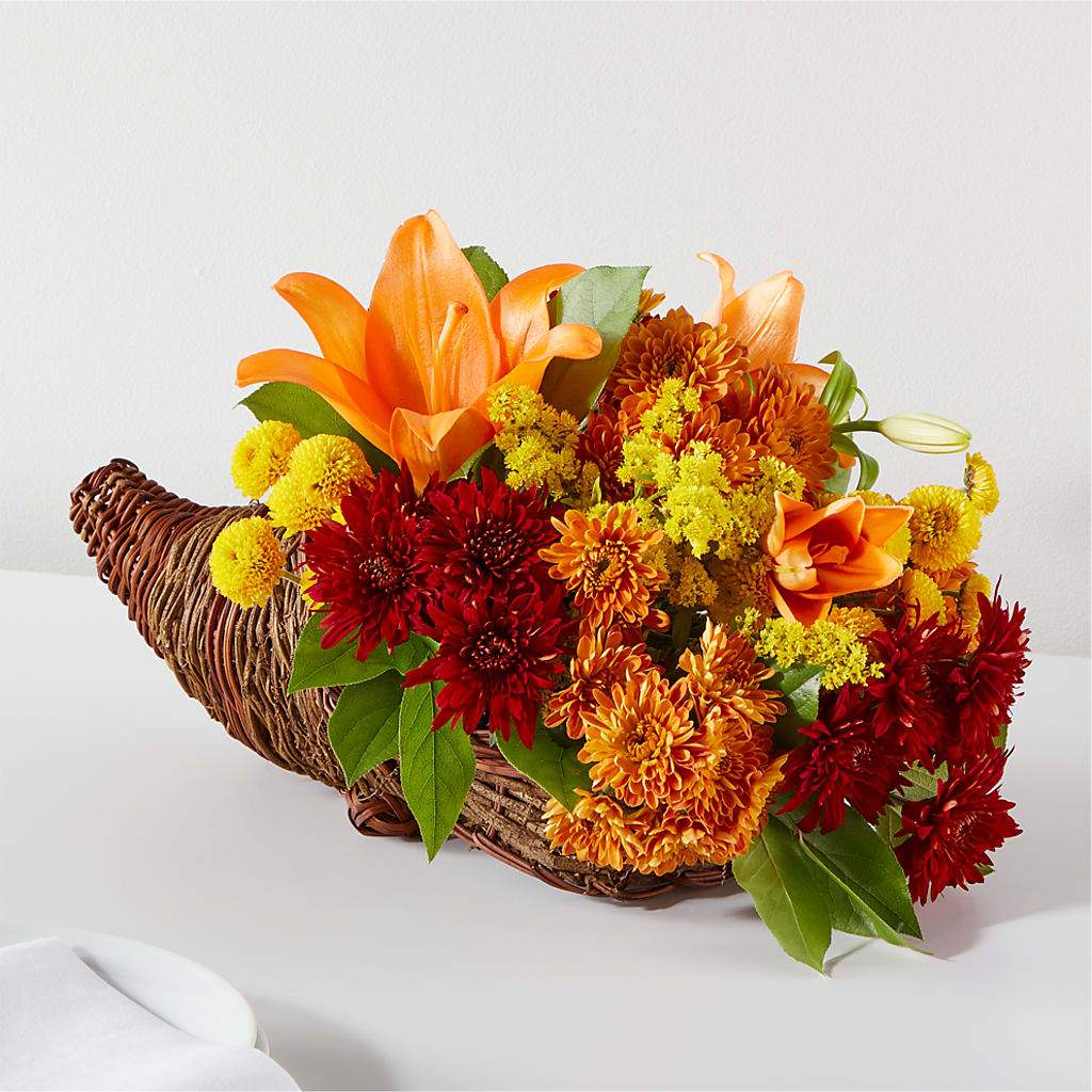 Bouquet of Blessings Cornucopia – Maison Blooms, Wesley Chapel FL