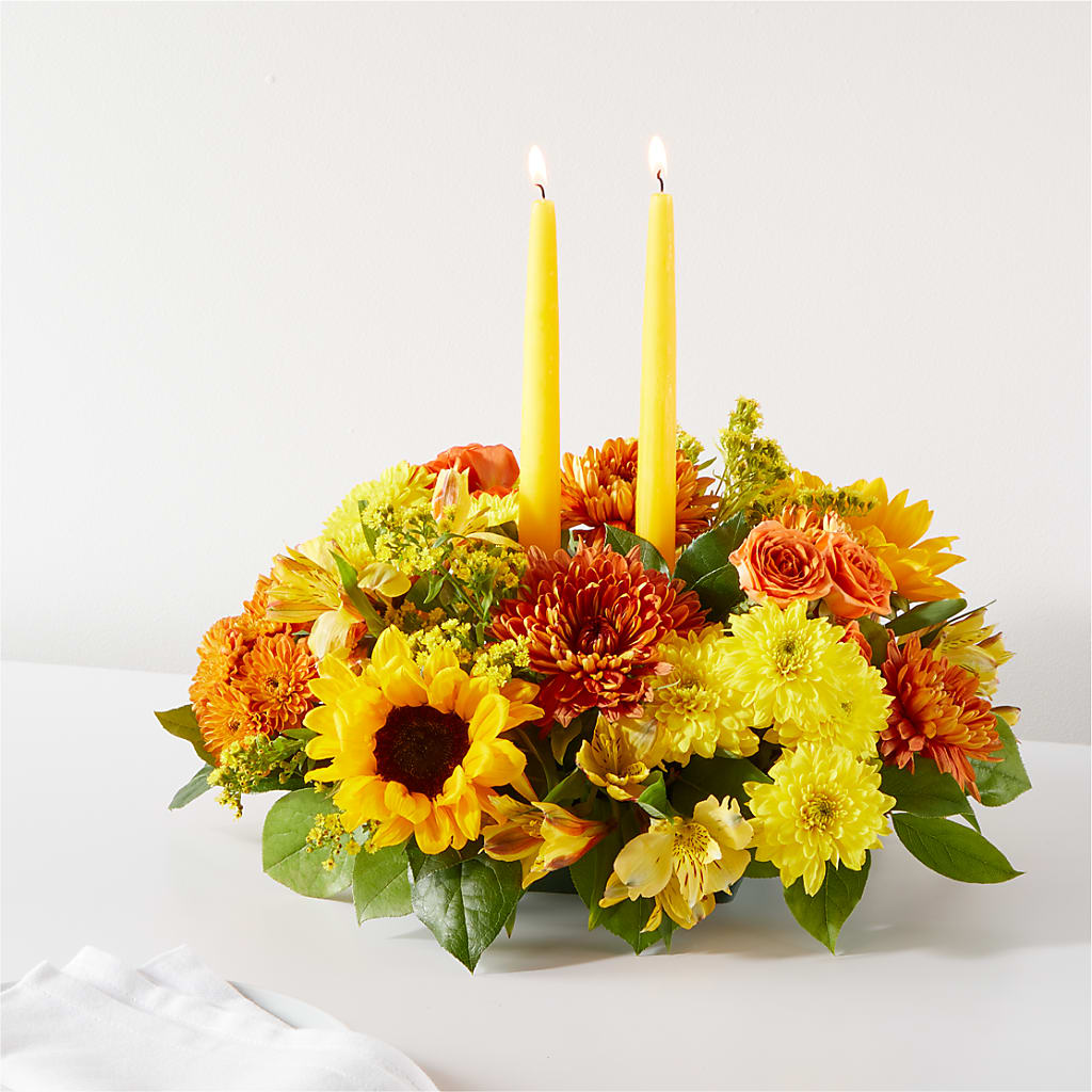 Autumn Harmony Centerpiece – Maison Blooms, Wesley Chapel FL