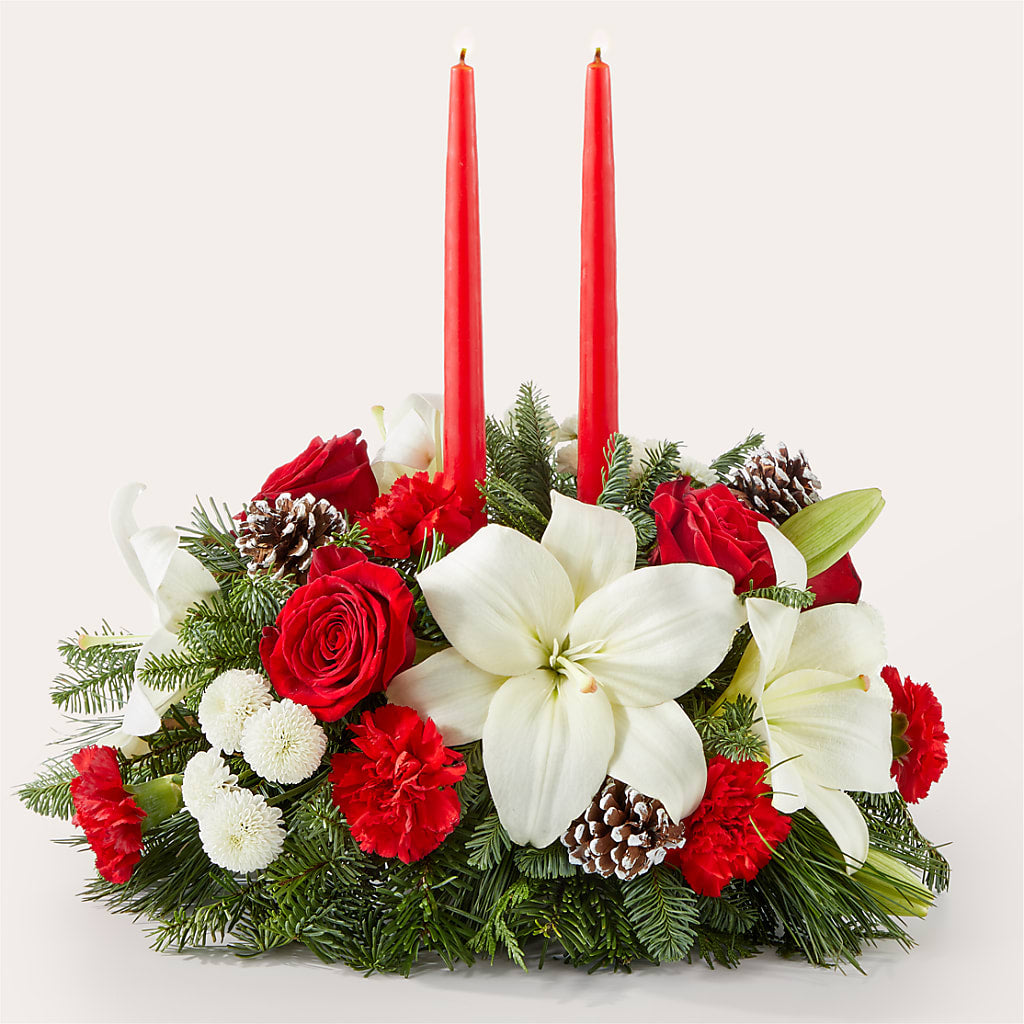Seasonal Festivities Centerpiece – Maison Blooms, Wesley Chapel FL
