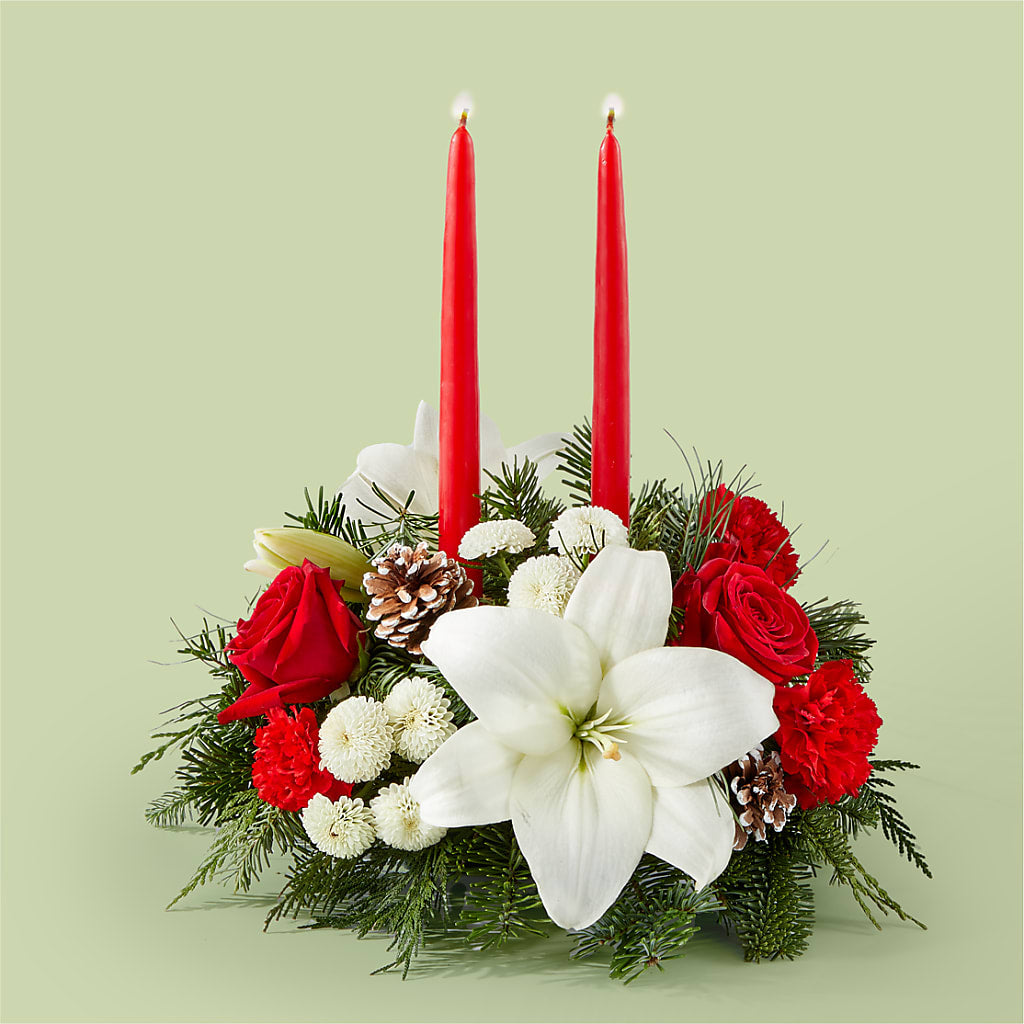 Seasonal Festivities Centerpiece – Maison Blooms, Wesley Chapel FL