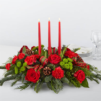 By the Candlelight Centerpiece –  Maison Blooms, Wesley Chapel FL