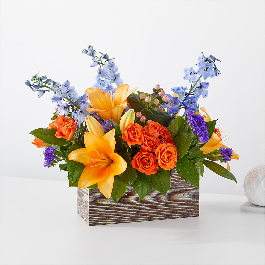 Radiant Citrus Box Bouquet –  Maison Blooms, Wesley Chapel FL