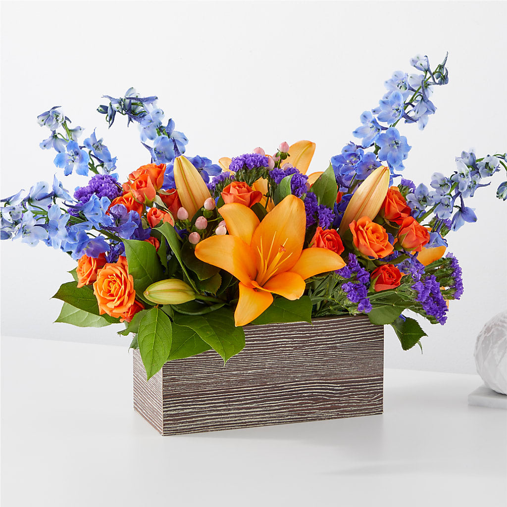 Radiant Citrus Box Bouquet –  Maison Blooms, Wesley Chapel FL