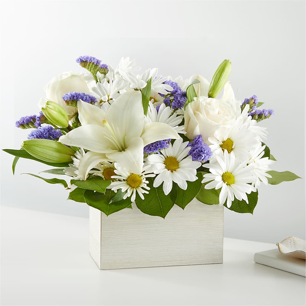 Beyond Blue Box Bouquet –  Maison Blooms, Wesley Chapel FL