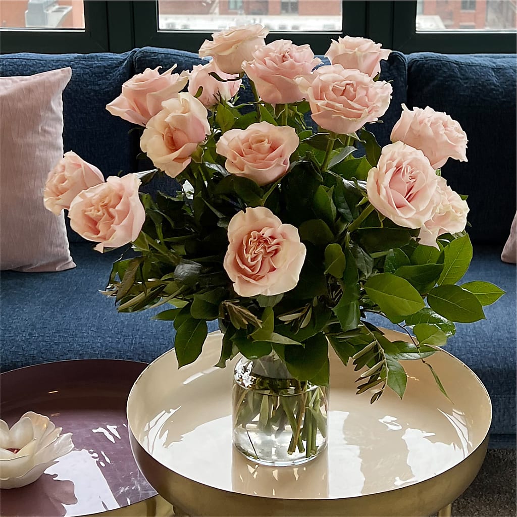 Long Stem Pink Rose Bouquet –  Maison Blooms, Wesley Chapel FL