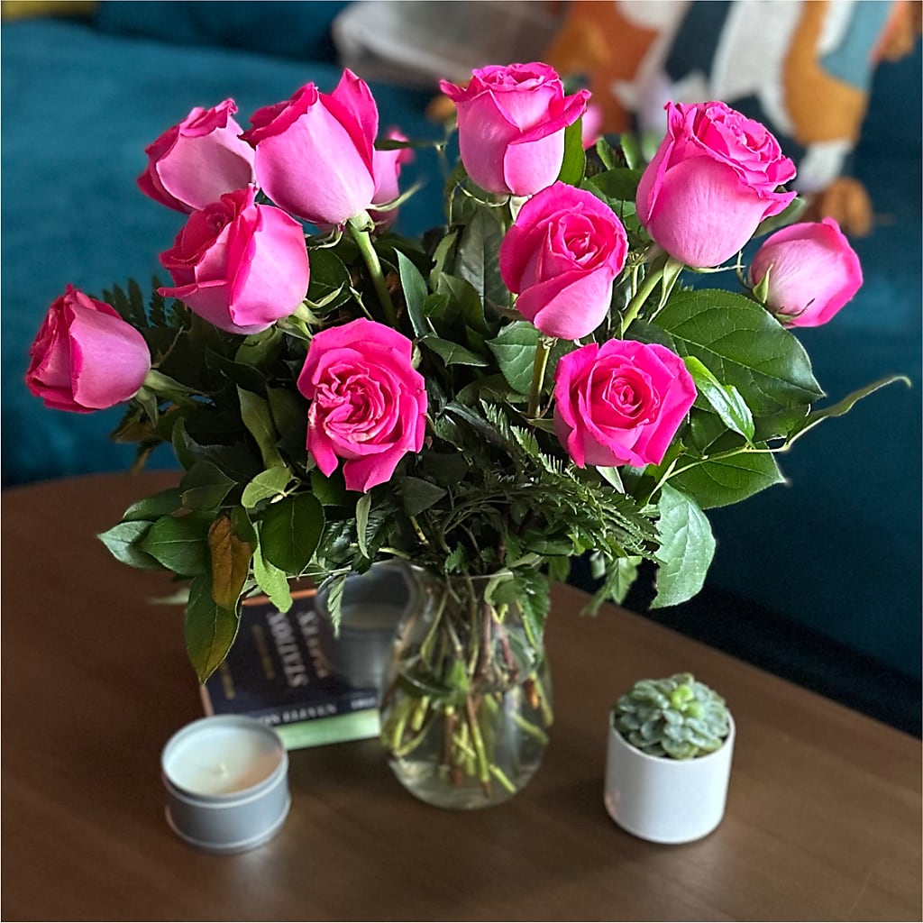 Long Stem Pink Rose Bouquet –  Maison Blooms, Wesley Chapel FL