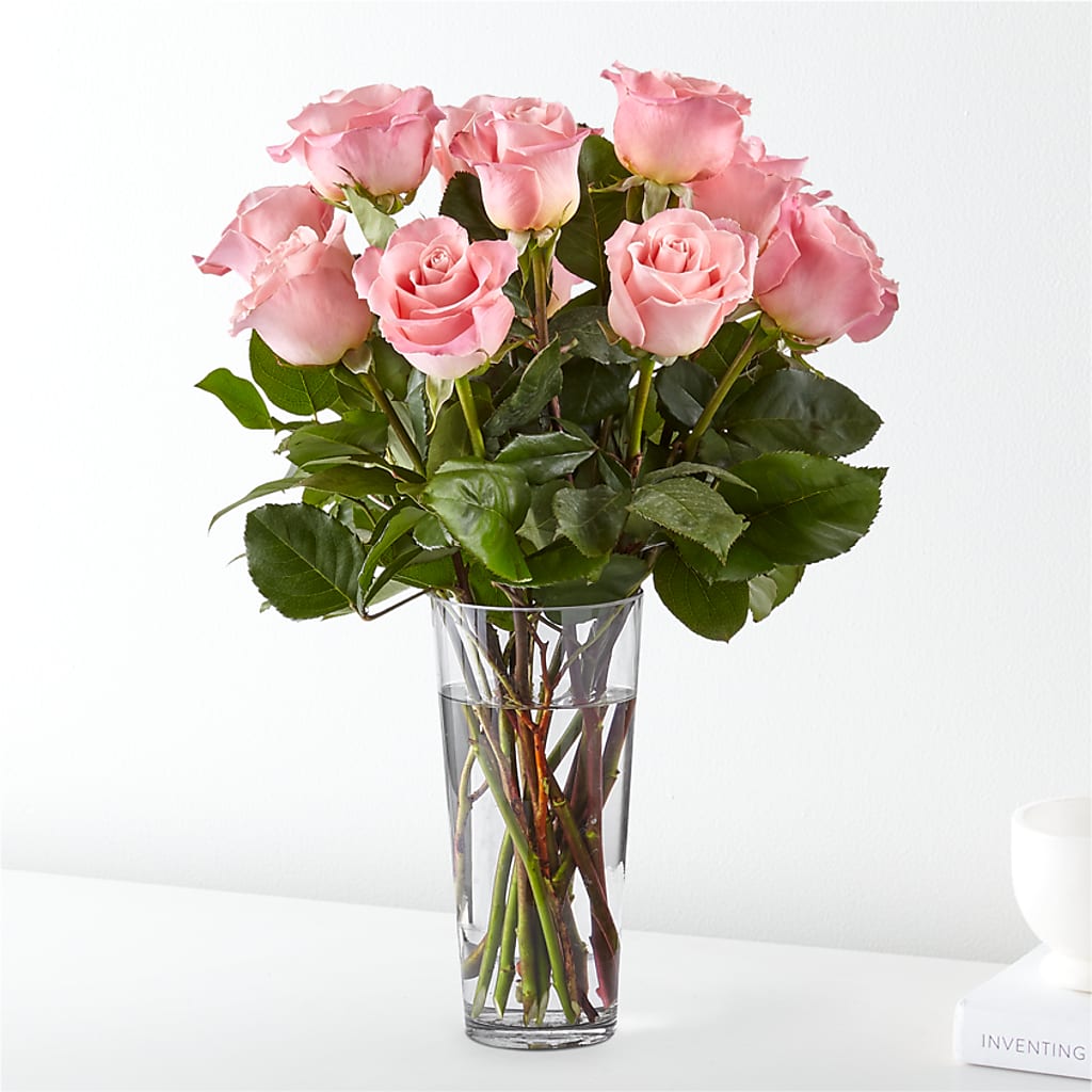 Long Stem Pink Rose Bouquet –  Maison Blooms, Wesley Chapel FL