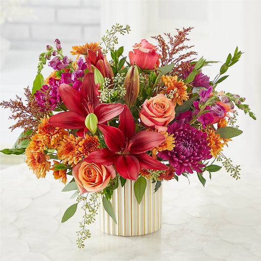 Burgundy Landscape Bouquet –  Maison Blooms, Wesley Chapel FL