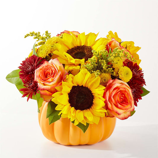 Golden Gourd Pumpkin Bouquet –  Maison Blooms, Wesley Chapel FL