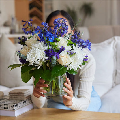 Cerulean Waves Bouquet –  Maison Blooms, Wesley Chapel FL