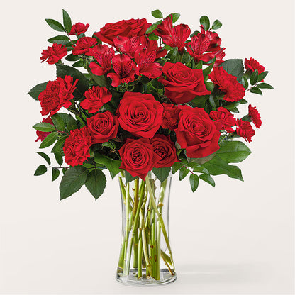Brilliant Ruby Bouquet –  Maison Blooms, Wesley Chapel FL