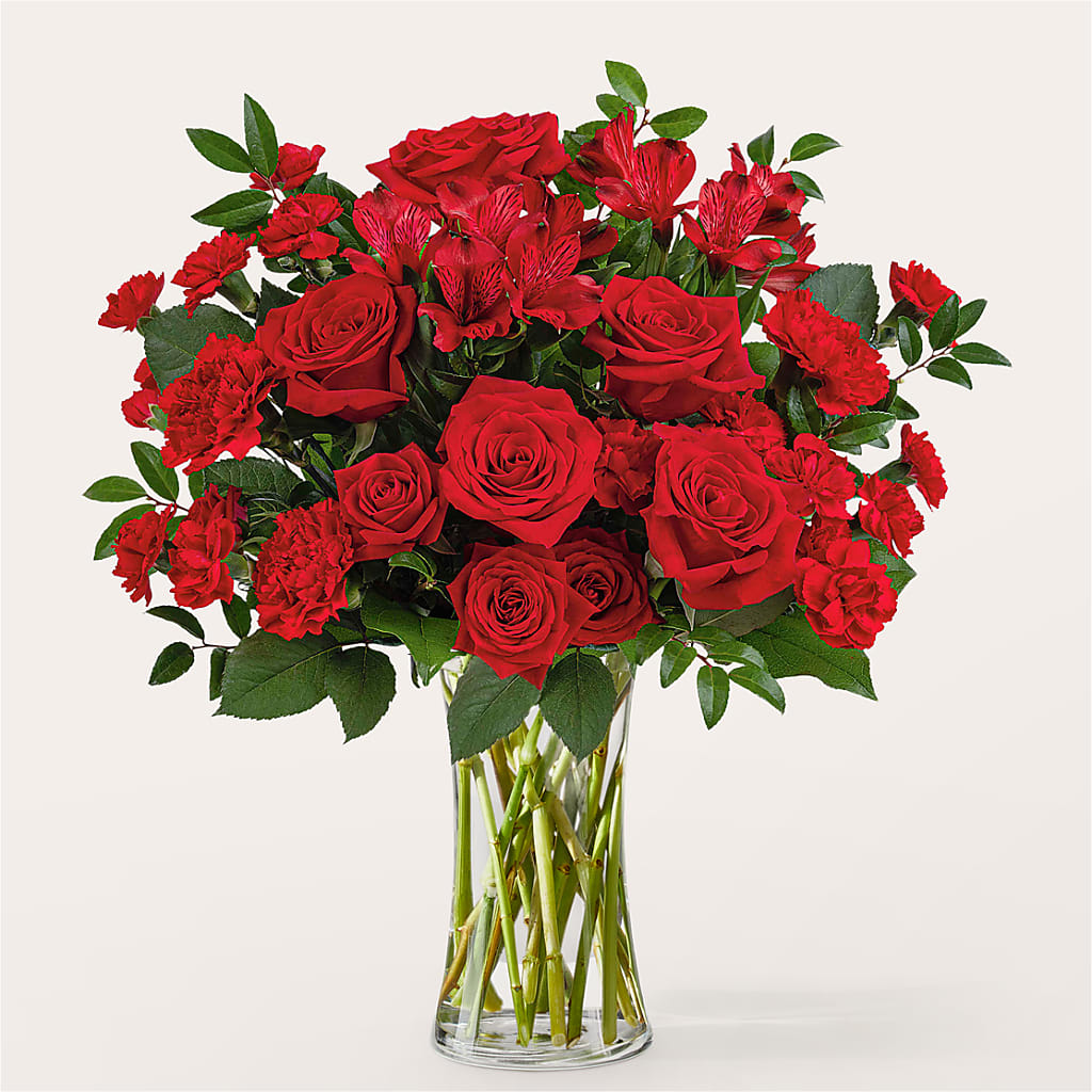 Brilliant Ruby Bouquet –  Maison Blooms, Wesley Chapel FL