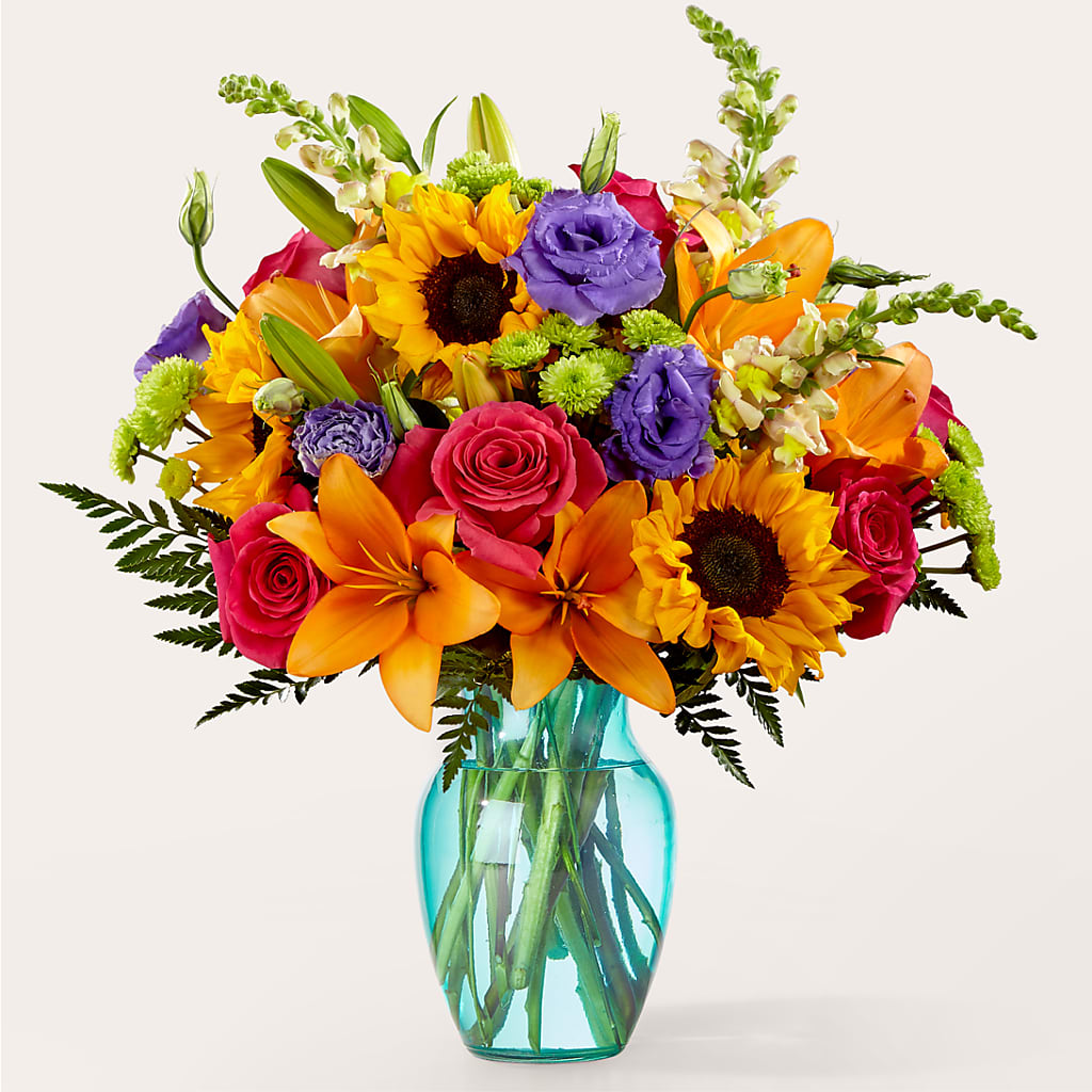 Double Rainbow Bouquet –  Maison Blooms, Wesley Chapel FL