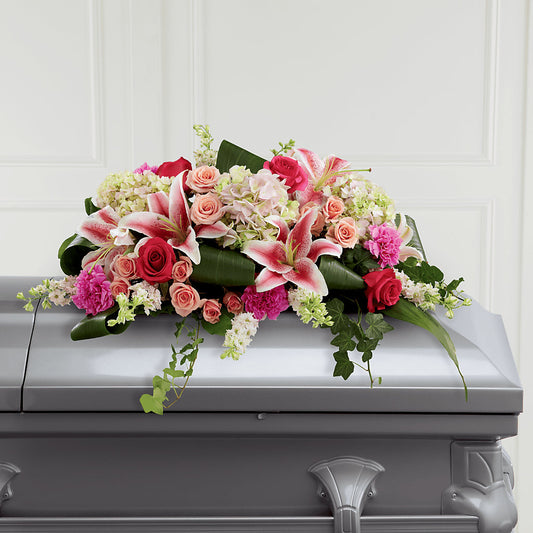 Splendid Grace Casket Spray –  Maison Blooms, Wesley Chapel FL