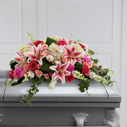 Splendid Grace Casket Spray –  Maison Blooms, Wesley Chapel FL