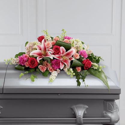 Splendid Grace Casket Spray –  Maison Blooms, Wesley Chapel FL