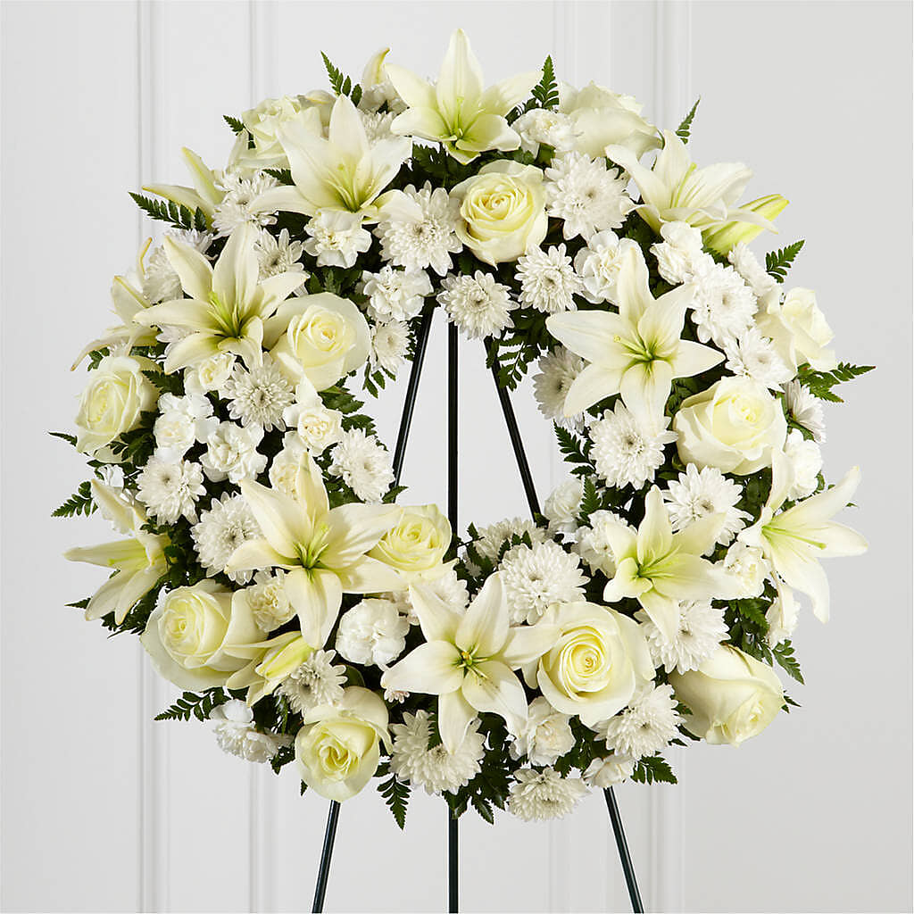 Treasured Tribute Wreath –  Maison Blooms, Wesley Chapel FL
