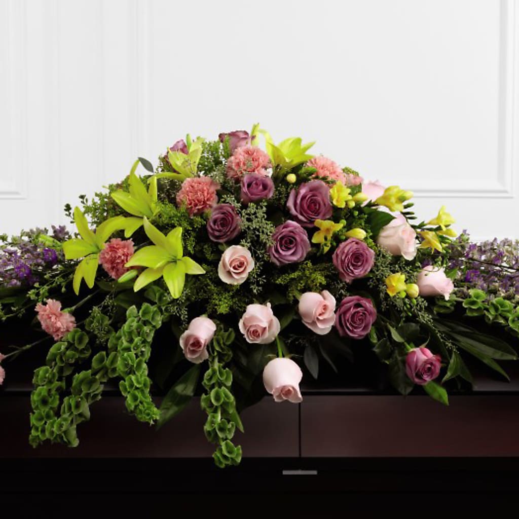 Forever Beloved Casket Spray –  Maison Blooms, Wesley Chapel FL