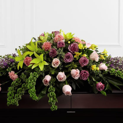 Forever Beloved Casket Spray –  Maison Blooms, Wesley Chapel FL