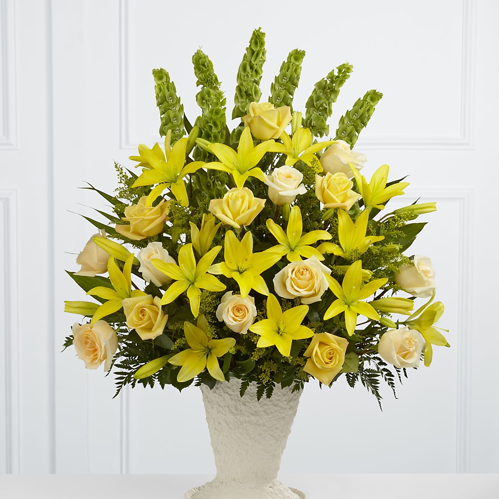 Golden Memories Arrangement –  Maison Blooms, Wesley Chapel FL