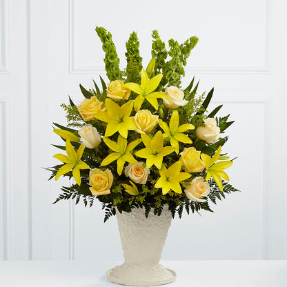 Golden Memories Arrangement –  Maison Blooms, Wesley Chapel FL