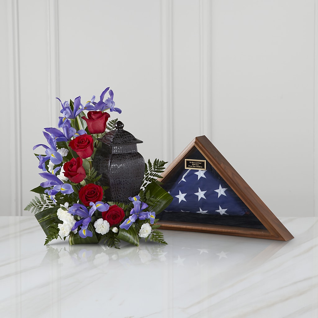 Patriotic Tribute Arrangement –  Maison Blooms, Wesley Chapel FL