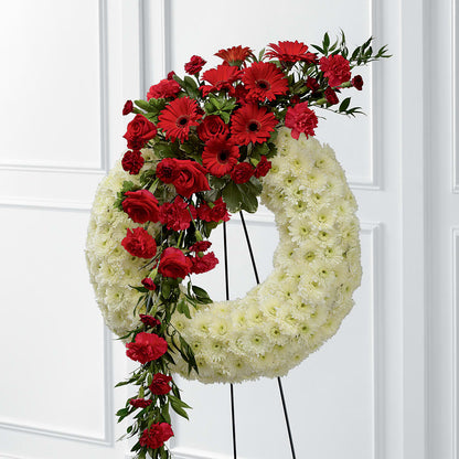 Graceful Tribute Wreath –  Maison Blooms, Wesley Chapel FL