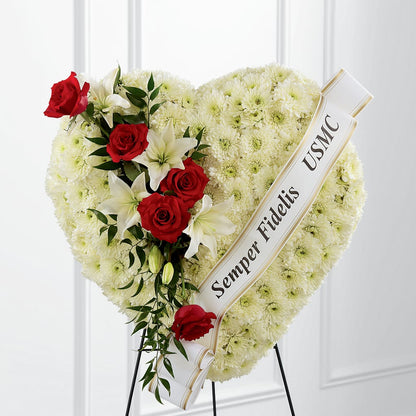 Heartfelt Hero Standing Heart –  Maison Blooms, Wesley Chapel FL